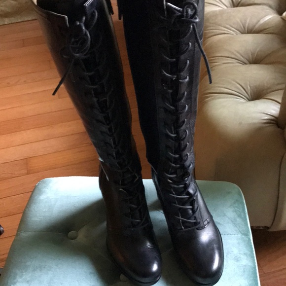 frye parker lace up boots